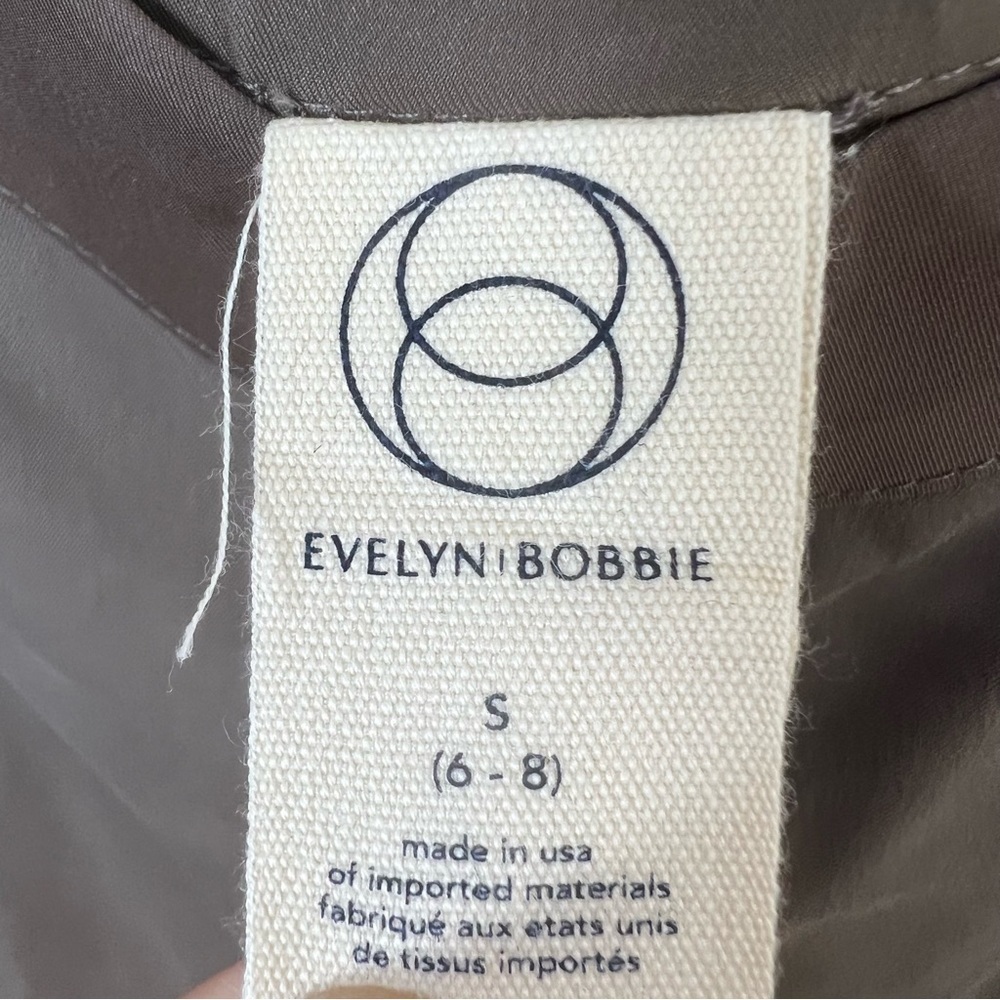 Evelyn & Bobbie High Low Lounge Slip‎ Dress in Brown - Picture 7 of 13